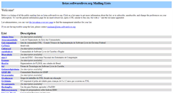 Desktop Screenshot of listas.softwarelivre.org